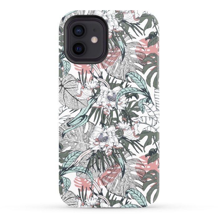 iPhone 12 StrongFit Tropical wild jungle paradise por Mmartabc
