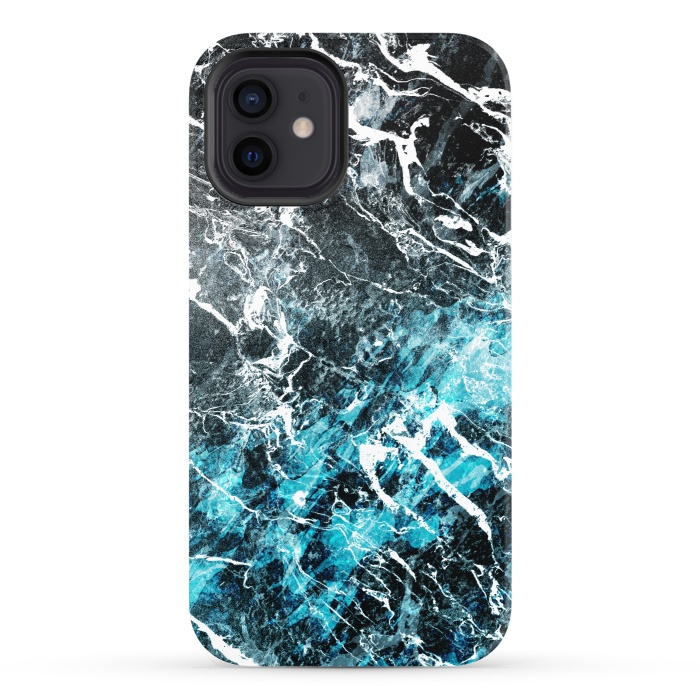 iPhone 12 StrongFit Frozen Waves by Steve Wade (Swade)