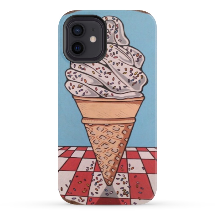 iPhone 12 mini StrongFit Ice Cream by Varo Lojo