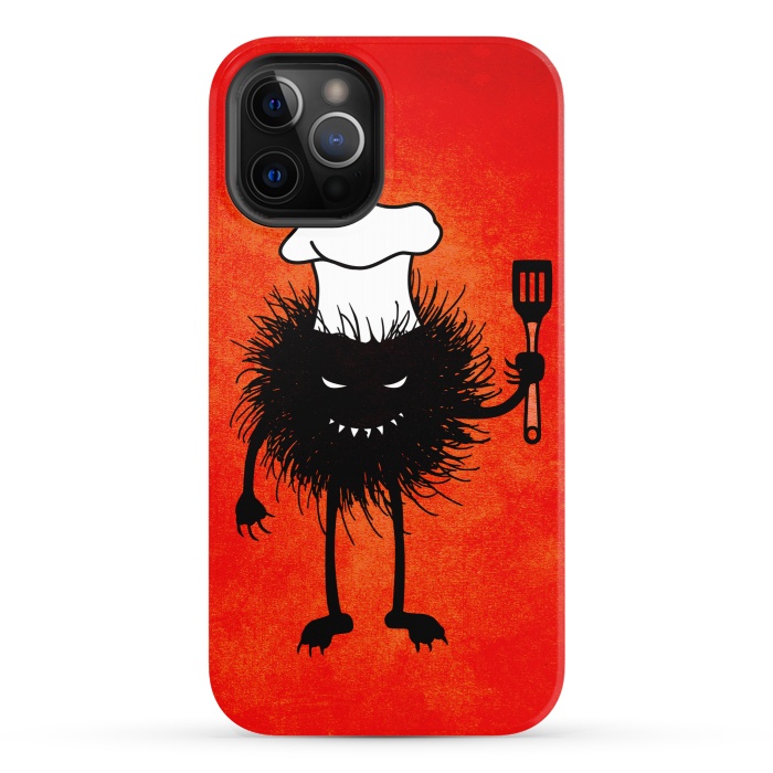 iPhone 12 Pro StrongFit Evil Bug With Chef Hat Loves To Cook by Boriana Giormova