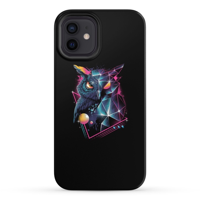 iPhone 12 StrongFit Rad Owl by Vincent Patrick Trinidad
