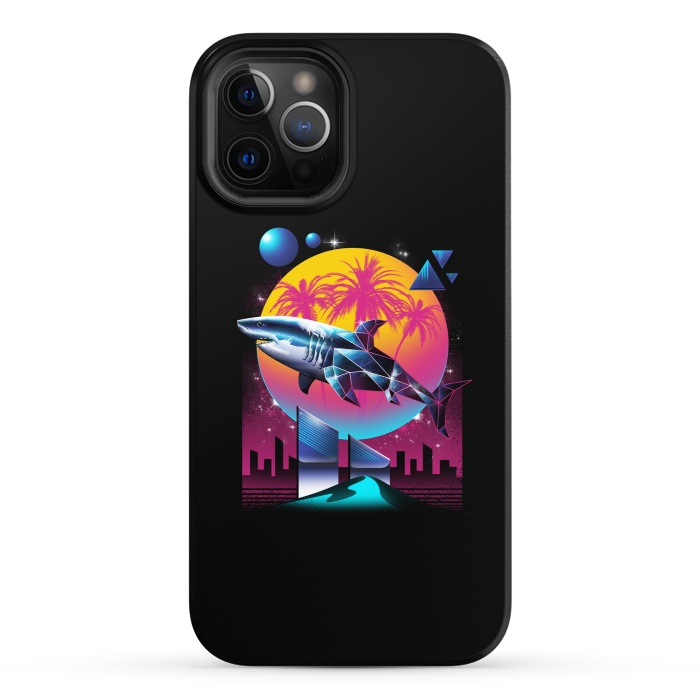 iPhone 12 Pro StrongFit Rad Shark by Vincent Patrick Trinidad