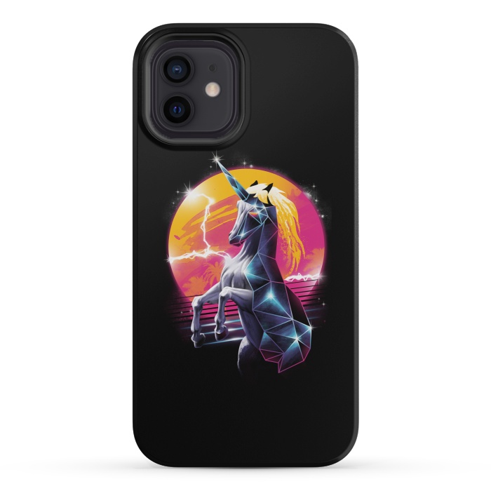 iPhone 12 mini StrongFit Rad Unicorn by Vincent Patrick Trinidad