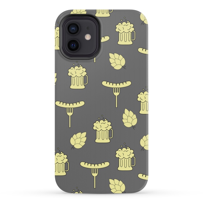 iPhone 12 mini StrongFit beer pattern by MALLIKA