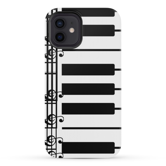 iPhone 12 mini StrongFit piano pattern by MALLIKA