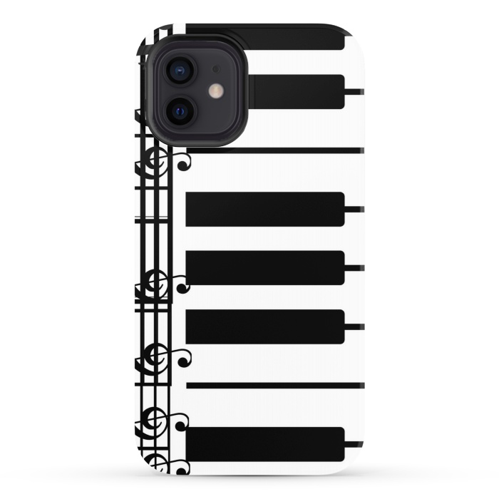 iPhone 12 StrongFit piano pattern by MALLIKA