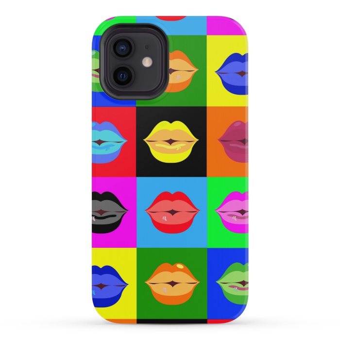 iPhone 12 mini StrongFit kiss pattern by MALLIKA