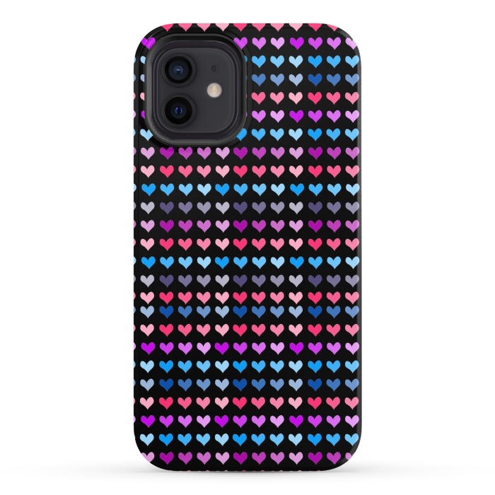 iPhone 12 StrongFit hearts pattern by MALLIKA