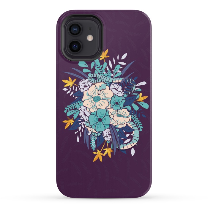 iPhone 12 StrongFit Jungle Bouquet 002 by Jelena Obradovic