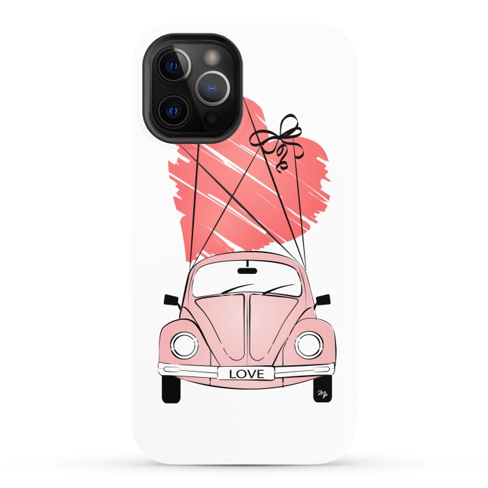 iPhone 12 Pro StrongFit Love Car by Martina