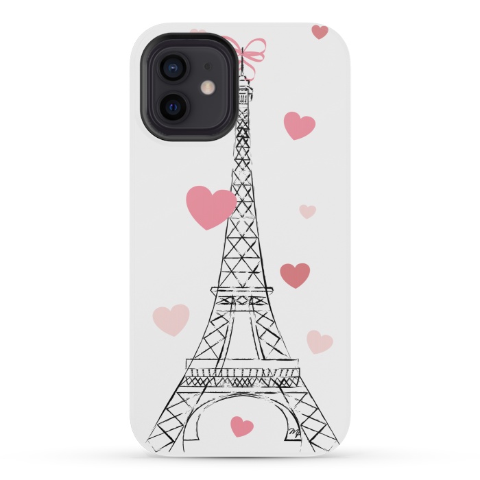 iPhone 12 mini StrongFit Paris Love by Martina