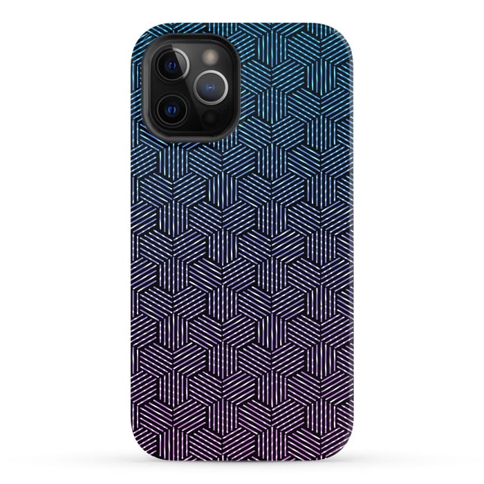 iPhone 12 Pro StrongFit Hexagon Rotation by Sitchko