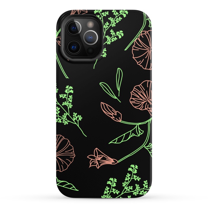 iPhone 12 Pro StrongFit floral design 3 by MALLIKA