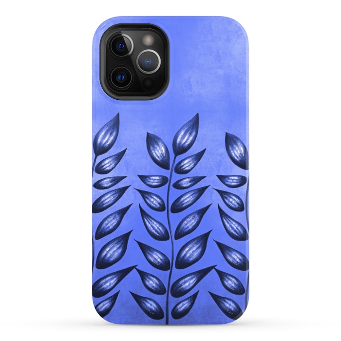 iPhone 12 Pro StrongFit Beautiful Decorative Blue Plant With Pointy Leaves by Boriana Giormova