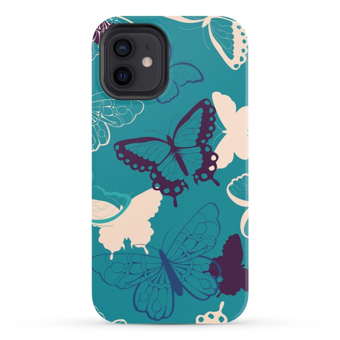 iPhone 12 StrongFit Butterfly Garden 003 by Jelena Obradovic