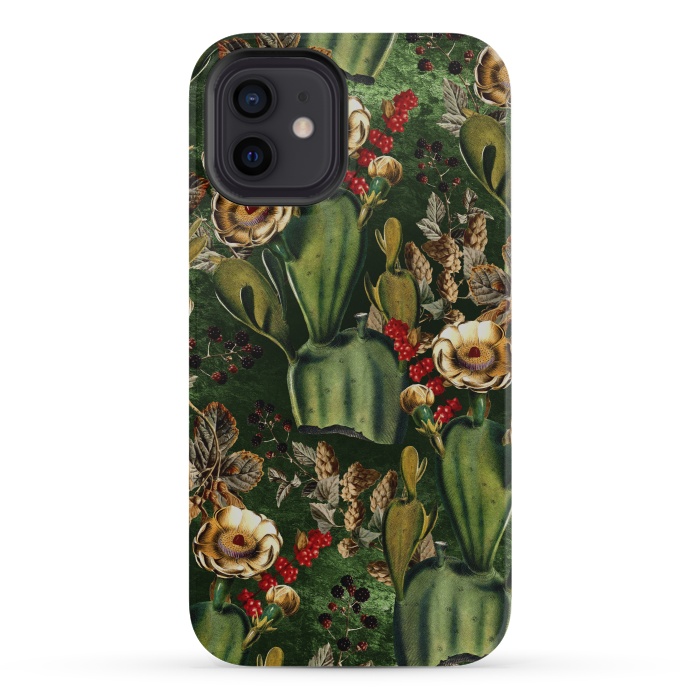iPhone 12 mini StrongFit Desert Garden by Burcu Korkmazyurek