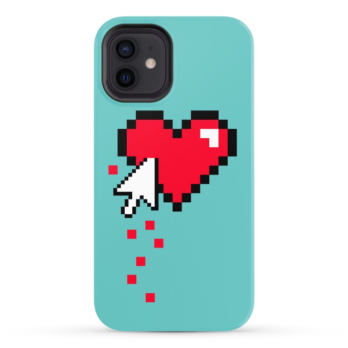 iPhone 12 StrongFit Broken 8 bits Heart I by Dellán