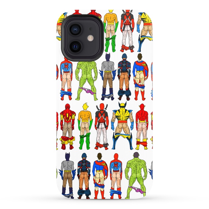 iPhone 12 StrongFit Superhero Butts by Notsniw