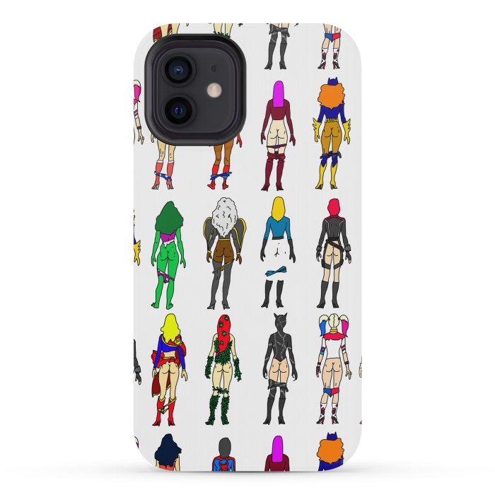 iPhone 12 mini StrongFit Superhero Butts - Girls by Notsniw