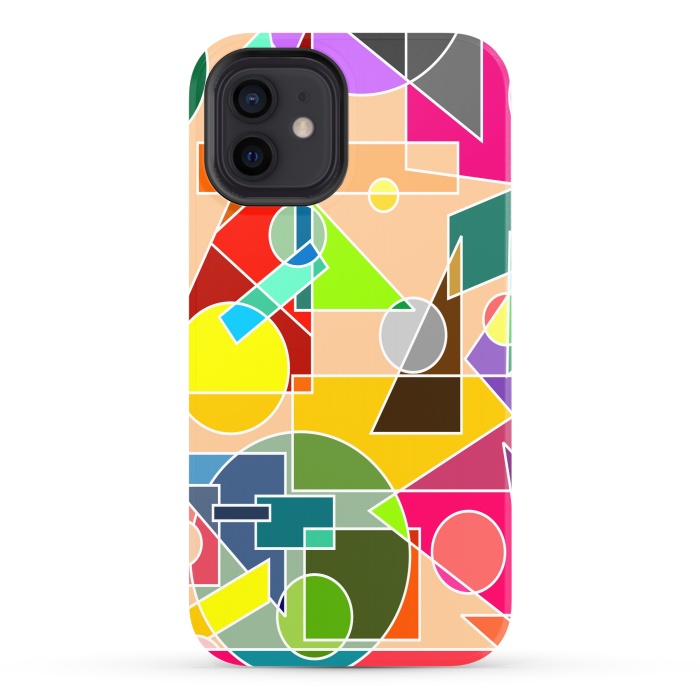 iPhone 12 StrongFit Geometrical shapes by Dhruv Narelia