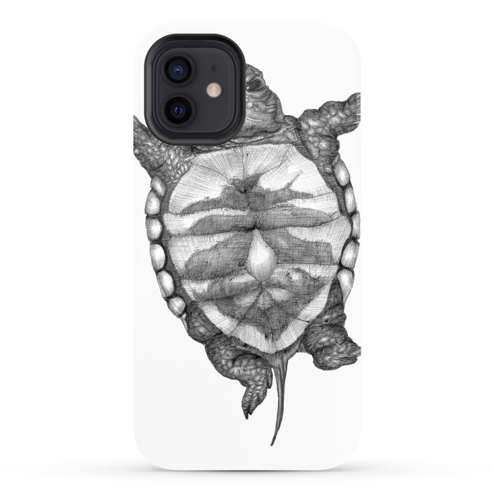 iPhone 12 StrongFit Little Baby Turtle  by ECMazur 