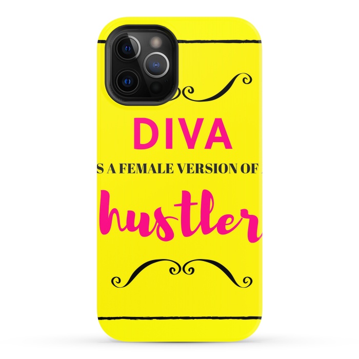 iPhone 12 Pro StrongFit diva female version of hustler by MALLIKA