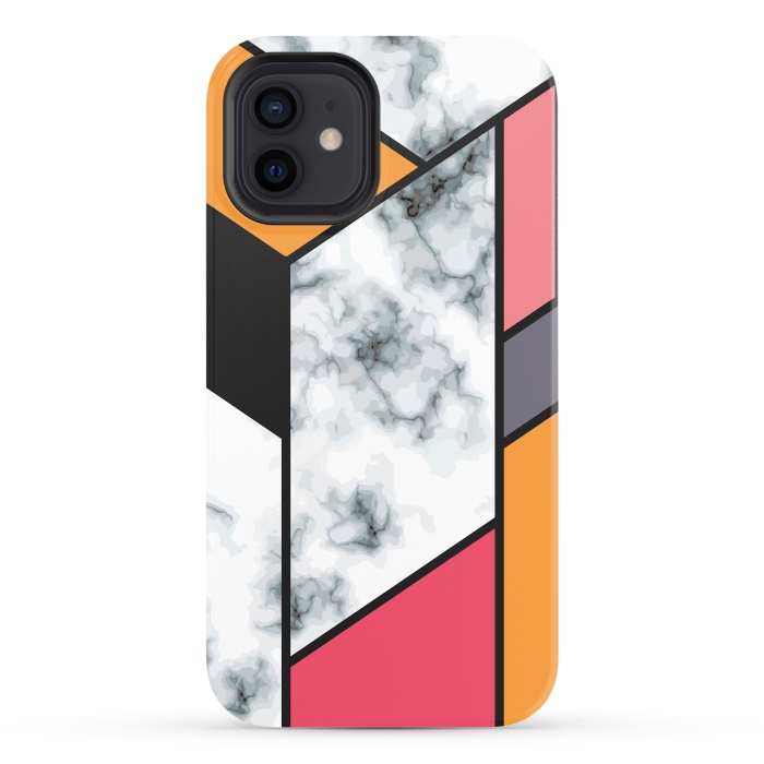 iPhone 12 StrongFit Marble Geometry 012 by Jelena Obradovic