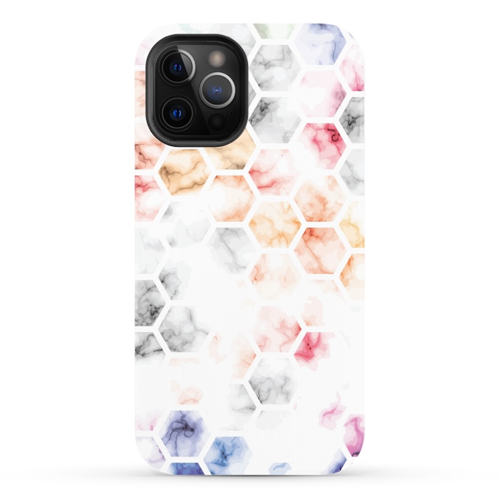iPhone 12 Pro StrongFit Marble Geometry 014 by Jelena Obradovic