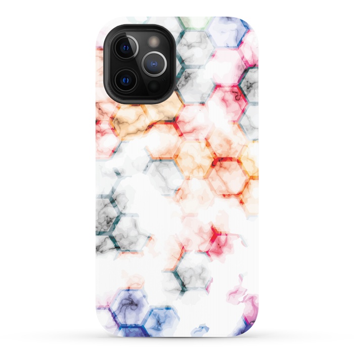 iPhone 12 Pro StrongFit Marble Geometry 015 by Jelena Obradovic