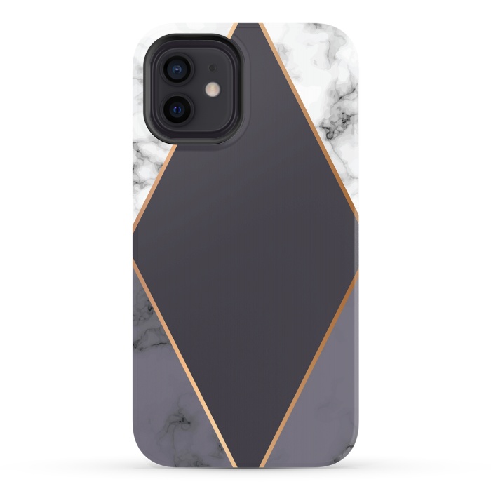 iPhone 12 StrongFit Marble Geometry 019 by Jelena Obradovic