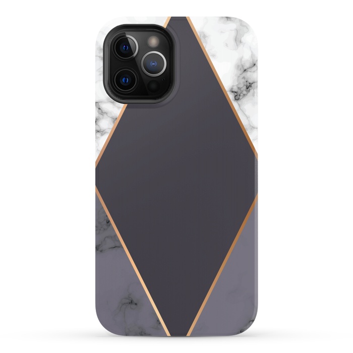 iPhone 12 Pro StrongFit Marble Geometry 019 by Jelena Obradovic