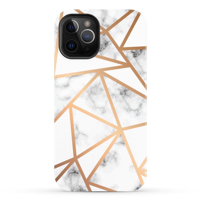 iPhone 12 Pro StrongFit Marble Geometry 021 by Jelena Obradovic