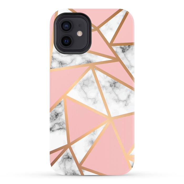 iPhone 12 StrongFit Marble Geometry 022 by Jelena Obradovic