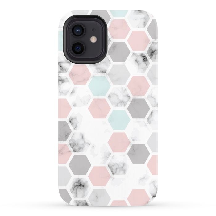 iPhone 12 StrongFit Marble Geometry 024 by Jelena Obradovic