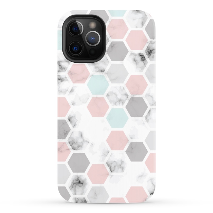 iPhone 12 Pro StrongFit Marble Geometry 024 by Jelena Obradovic