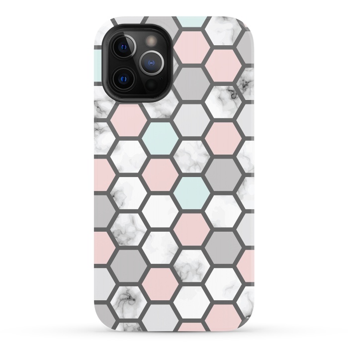 iPhone 12 Pro StrongFit Marble Geometry 026 by Jelena Obradovic