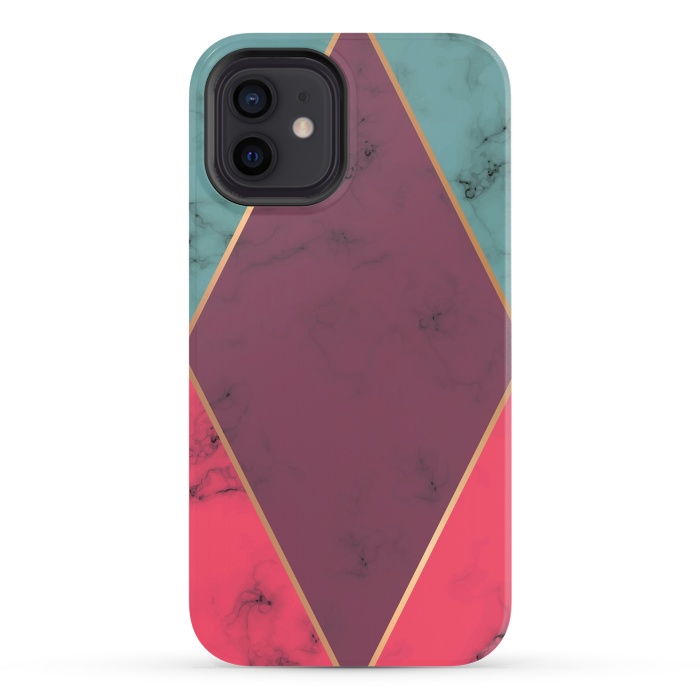 iPhone 12 StrongFit Marble Geometry 032 by Jelena Obradovic