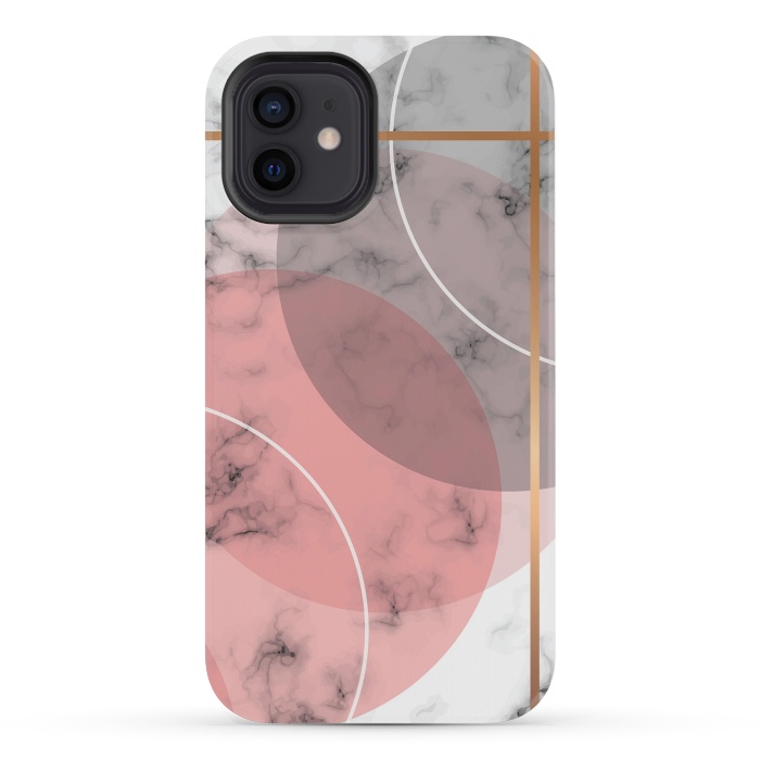 iPhone 12 mini StrongFit Marble Geometry 036 by Jelena Obradovic