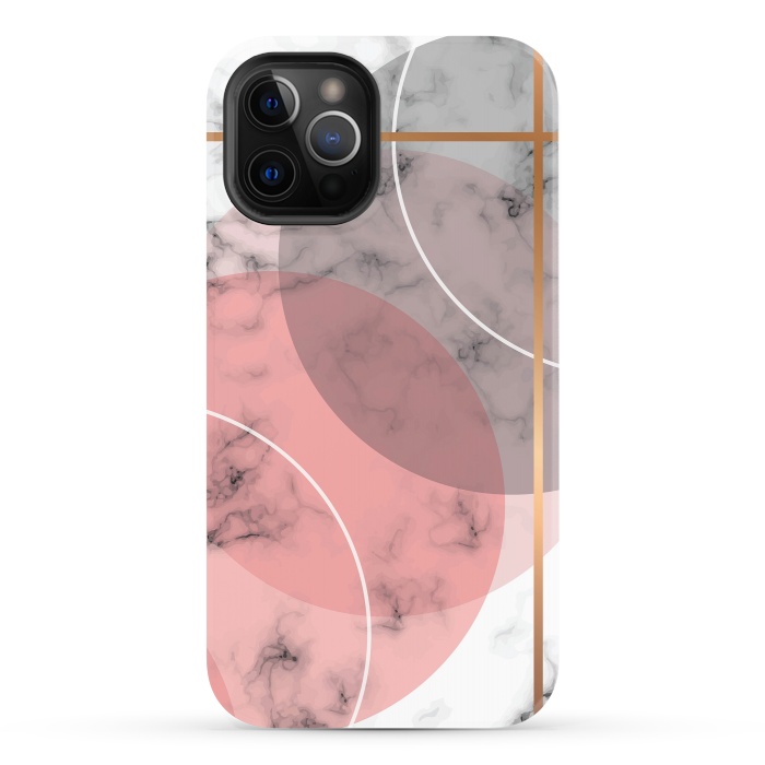 iPhone 12 Pro StrongFit Marble Geometry 036 by Jelena Obradovic