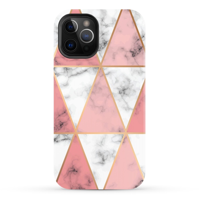 iPhone 12 Pro StrongFit Marble Geometry 037 by Jelena Obradovic