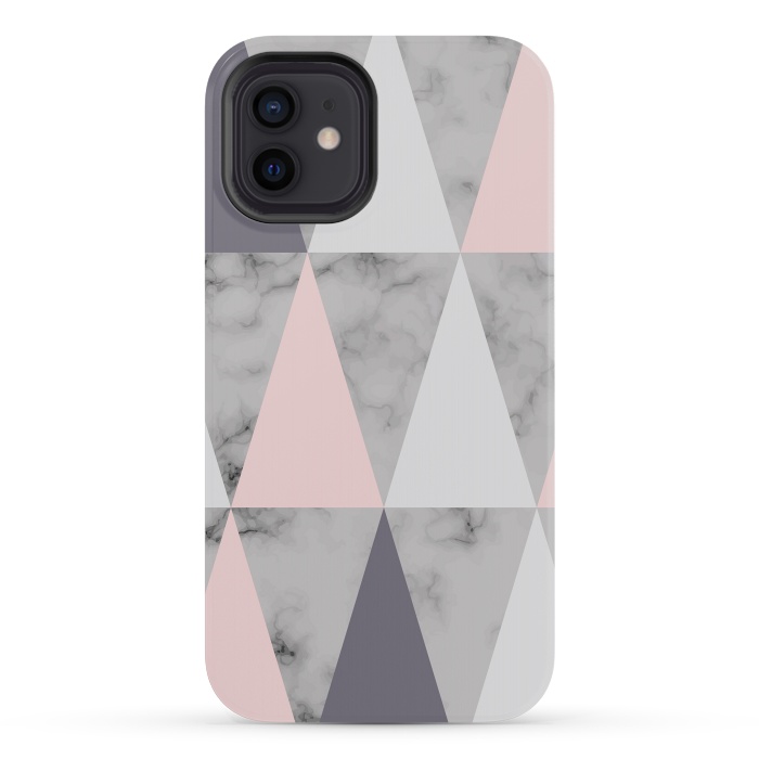 iPhone 12 mini StrongFit Marble Geometry 038 by Jelena Obradovic
