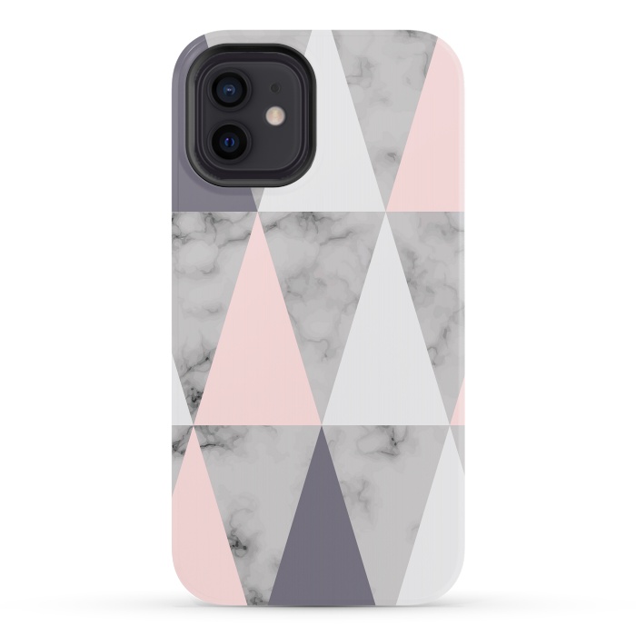 iPhone 12 StrongFit Marble Geometry 038 by Jelena Obradovic