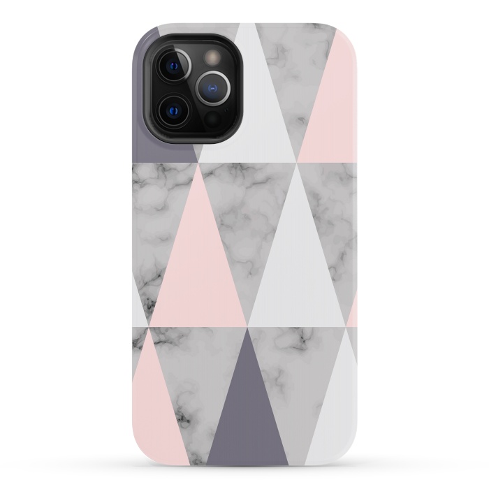 iPhone 12 Pro StrongFit Marble Geometry 038 by Jelena Obradovic