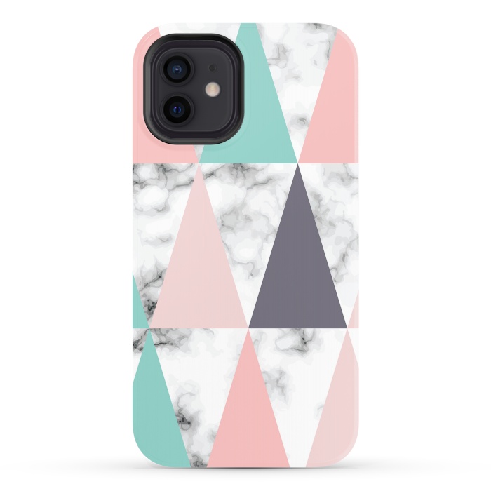 iPhone 12 StrongFit Marble Geometry 039 by Jelena Obradovic