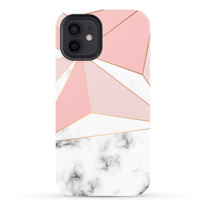 iPhone 12 StrongFit Marble Geometry 042 by Jelena Obradovic