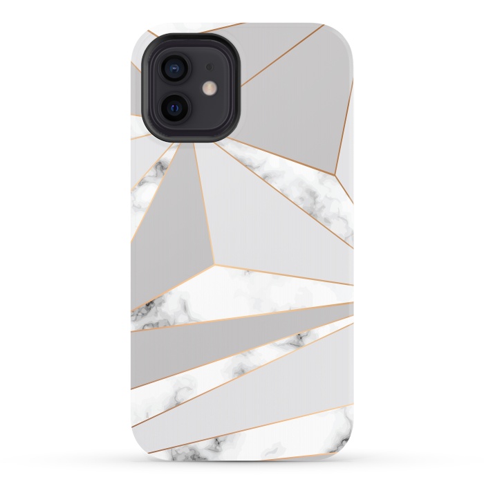 iPhone 12 StrongFit Marble Geometry 044 by Jelena Obradovic