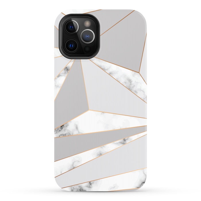 iPhone 12 Pro StrongFit Marble Geometry 044 by Jelena Obradovic
