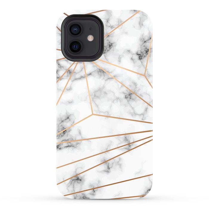 iPhone 12 StrongFit Marble Geometry 046 by Jelena Obradovic