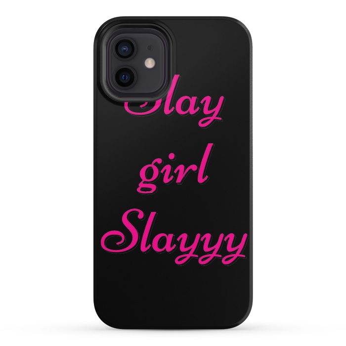 iPhone 12 mini StrongFit SLAY GIRL SLAYYY by MALLIKA