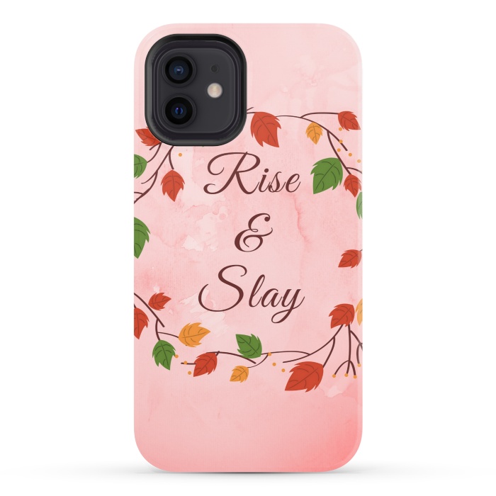 iPhone 12 StrongFit rise and slay by MALLIKA